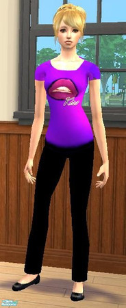 Sims 2 — Kiss :) by da_sweet_alex — Everyday Outfit for Adults.. you need the mesh from liana sims 2^^