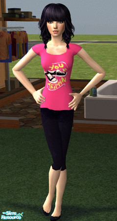 Sims 2 — You be trippin\' =) by da_sweet_alex — Everyday Outfit for Female Teens^^ No mesh required ;)
