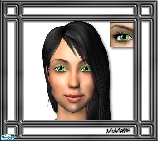 Sims 2 — NK Thoughtful Eyes - Mint Leaf by MoMama — Eyes of a minty green that come alive with the promise of spring.