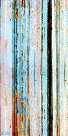 Sims 2 — Retro Metal Walls - 1 by agaliha5 — This set has 6 walls that are rustic old metal. These walls would work great