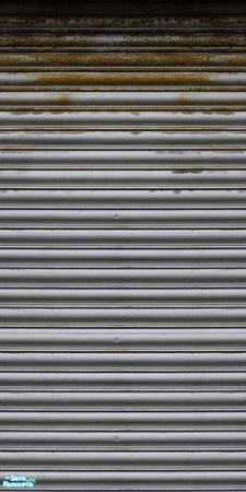 Sims 2 — Retro Metal Walls - 3 by agaliha5 — This set has 6 walls that are rustic old metal. These walls would work great