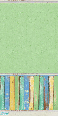 Sims 2 — Beach Bungalow Walls Set 1 - 2 by agaliha5 — A set of 7 walls that have recycled painted wood and textured paint