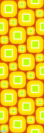 Sims 2 — Retro 19 by ad27 — This wallpaper will make you home totally groovy!