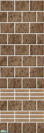 Sims 2 — Studio K Moonrock - Burnt Almond by StudioKhagerks — 