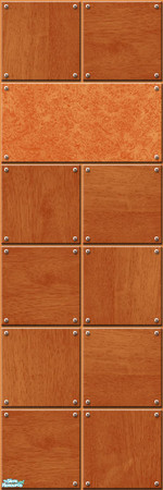 Sims 2 — Studio K Wood 20 - Oriental Ginger by StudioKhagerks — 