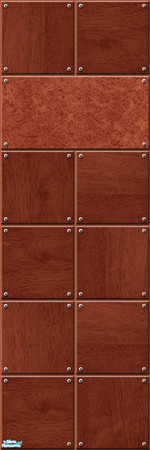Sims 2 — Studio K Wood 20 - Burnt Sienna by StudioKhagerks — 