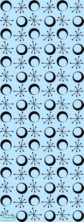 Sims 2 — Retro 8 by ad27 — This wallpaper will make you home totally groovy!