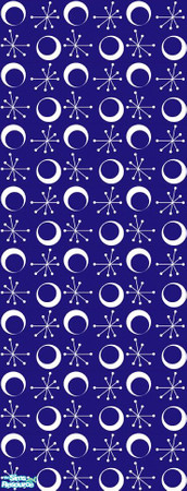 Sims 2 — Retro 7 by ad27 — This wallpaper will make you home totally groovy!