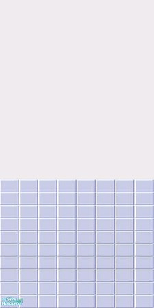 Sims 2 — Blue half-tiled walls - Chicago Dawn Half-tiled Wall by HollyChappell — Half-tiled walls for the modern Sim