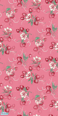 Sims 2 — Floral Print Paint Collect Dv July 2008 - 2 by cm_11778 — Beautiful, seamless floral walls for your Sim homes.