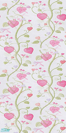 Sims 2 — Floral Print Paint Collect Dv July 2008 - 1 by cm_11778 — Beautiful, seamless floral walls for your Sim homes.