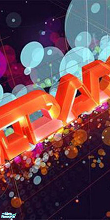 Sims 2 — MRC Urban Art Wall 2 - panel 2 by MidnightRose — Sim teens are going crazy with the spray cans! Lucky for them