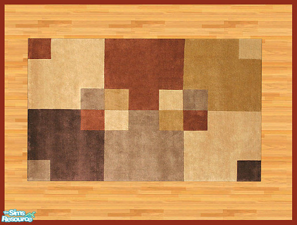 Sims 2 — Block Rug 5 by hatshepsut — Part of the Block Rug Set