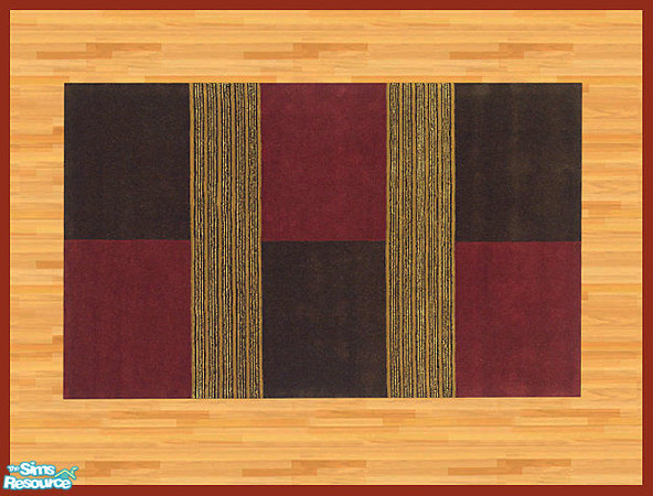Sims 2 — Block Rug 6 by hatshepsut — Part of the Block Rug Set
