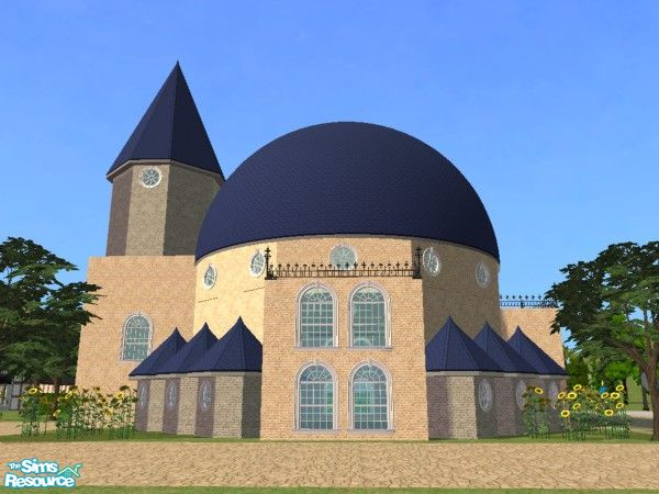 Sims 2 — Nieuwe Kerk by simperfect1991 — This nice church is ready for redevelopement. You can confert it into hotel,