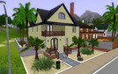 Sims 3 — Beach House by jpresto — This beach house makes the most of a small lot. Fully landscaped lot includes detatched