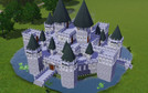 Sims 3 — Huge Fantasy Castle with Dungeon by hopster — 29 rooms covering 5 levels. Includes, a dungeon, moat, and 3