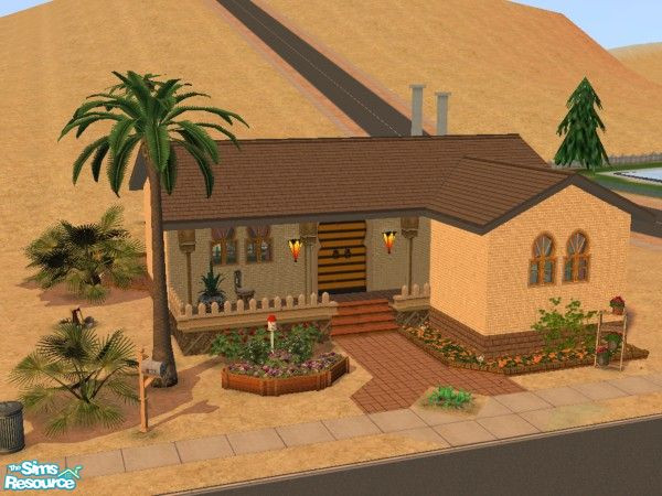 Sims 2 — Moroccan Nowhere by Gucio1992 — Thanks to many interesting thematic objects every room has its climate and the