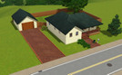 Sims 3 — Pinochle Bungalow by Fourjays — A medium sized bungalow, with three bedrooms, a combined kitchen and living