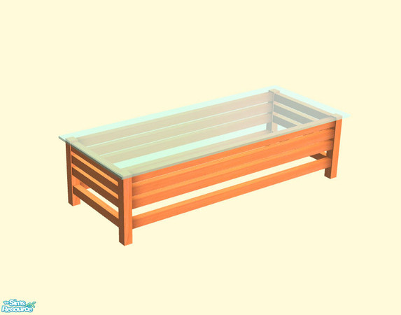 Sims 2 — North Beach Patio Set - Glass Coffee Table by sim_man123 — Glass Coffee Table from my North Beach Patio Set.