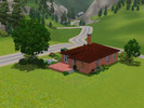 Sims 3 — 2250 Pinochle Point House by crow6 — 2 bedrooms, a kitchen, a living room, separated bathroom and toilet, and a