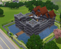 Sims 3 — Castle Wolfenstein by armageddon77 — A castle which I built 20 hours on. It has 4 towers in total, there are