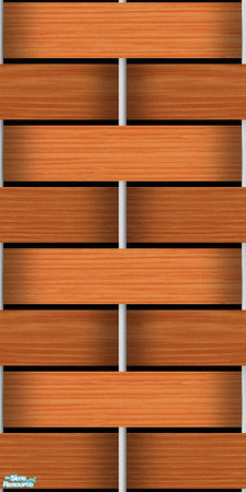 Sims 2 — Studio K Wood 15 - Oriental Ginger by StudioKhagerks — 