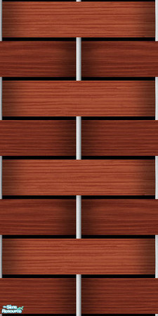 Sims 2 — Studio K Wood 15 - Burnt Sienna by StudioKhagerks — 