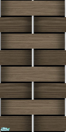 Sims 2 — Studio K Wood 15 - Charcoal by StudioKhagerks — 