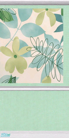 Sims 2 — Carefree Blue Wall by VictoriaGrace — Vivacious walls for Sims who love the blues
