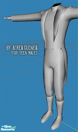 Sims 2 — Regency Outfit for Teen Males  - Mesh AG128 by aikea_guinea — Base game compatible, recolors welcome.