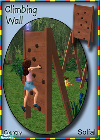Sims 2 — Climbing Wall - Country by solfal — 
