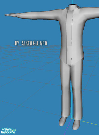 Sims 2 — Converted Base Game Teen Outfit - Mesh AG126 by aikea_guinea — Base game compatible, includes fat morph.