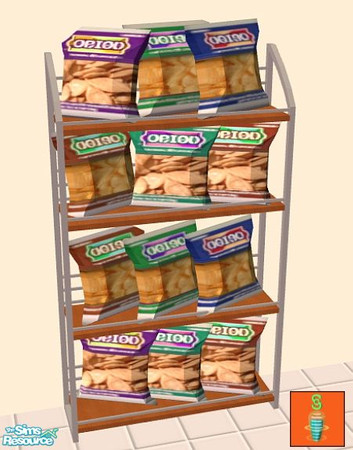 Sims 2 — CSS - Chips Rack 1 by SaeraMaples — Want to own a business, but prefer something small and manageable? The