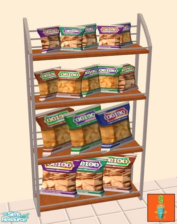 Sims 2 — CSS- Chips Rack 2 by SaeraMaples — Want to own a business, but prefer something small and manageable? The corner