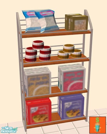 Sims 2 — CSS - Food Rack 1 by SaeraMaples — Want to own a business, but prefer something small and manageable? The corner
