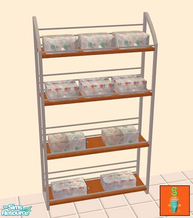 Sims 2 — CSS- Bread Rack by SaeraMaples — Want to own a business, but prefer something small and manageable? The corner