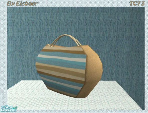 Sims 2 — Mira Oala in Blue TC73 - Bag by Eisbaerbonzo — Decorative bag