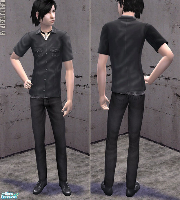 The Sims Resource Osiris Converted Base Game Teen Outfits Pitch