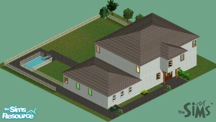 Sims 1 — Simplicated Shack by Krisandj — Inspired by antihero496\'s, \"Happy Trailer\". Partially furnished 1