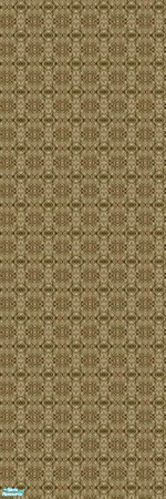 Sims 2 — Wallpaper Set - Wallpaper 03 by Newtlco — Brown wallpaper.