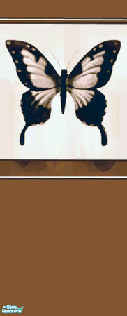 Sims 2 — Turchok Beige Butterfly Paper by turchok — By Turchok