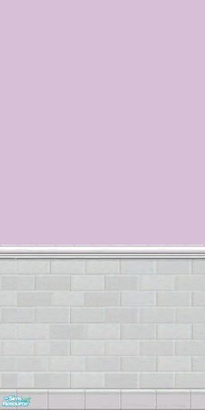 Sims 2 — GrayDragonfly - Color Collection I - Set VI - Thistle by GrayDragonfly — Thistle colored wall with half brick