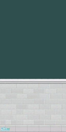 Sims 2 — GrayDragonfly -Color Collection I - Set VI - Dark Slate Gray by GrayDragonfly — Dark Slate Gray colored wall