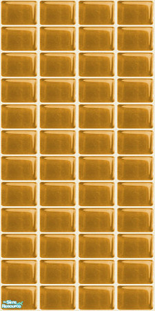 Sims 2 — NK Small Glass Wall Tiles PI - Gold  by MoMama — Small Glass Tiles in PI Gold.