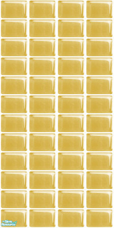Sims 2 — NK Small Glass Wall Tiles PI - Yellow by MoMama — Small Glass Tiles in PI Yellow. 