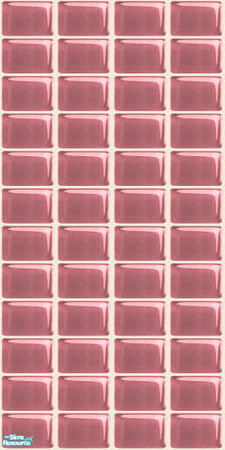 Sims 2 — NK Small Glass Wall Tiles PI - Dusty Pink by MoMama — Small Glass Tiles in PI Dusty Pink.