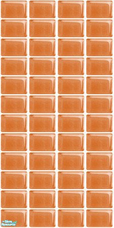 Sims 2 — NK Small Glass Wall Tiles PI - Peach by MoMama — Small Glass Tiles in PI Peach.