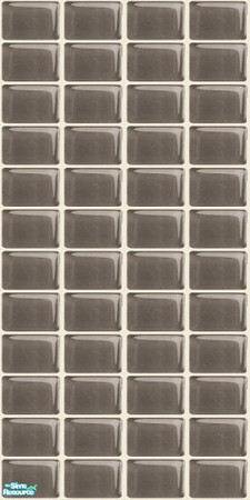Sims 2 — NK Small Glass Wall Tiles PI - Dark Grey by MoMama — Small Glass Tiles in PI Dark Grey.