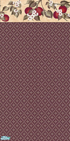 Sims 2 — Perfect Plums 2 - Perfectplumburgundy2 by suzie2qute — Plums and plum blossoms with a burgundy background. Also